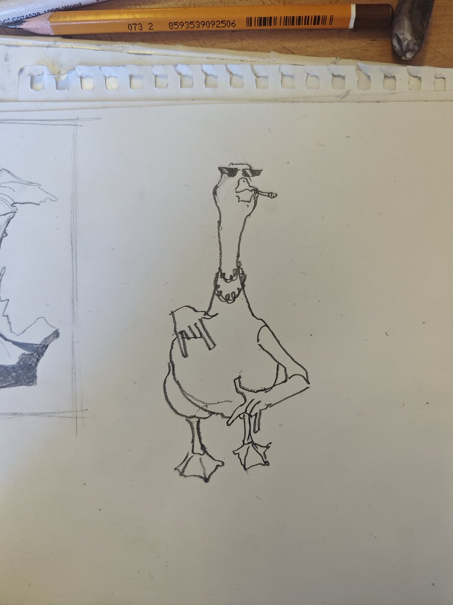 PolinaG93214's tweet photo. Chill goose
#sketch #art #draw #scketchbook https://t.co/qtQ3FMySNp