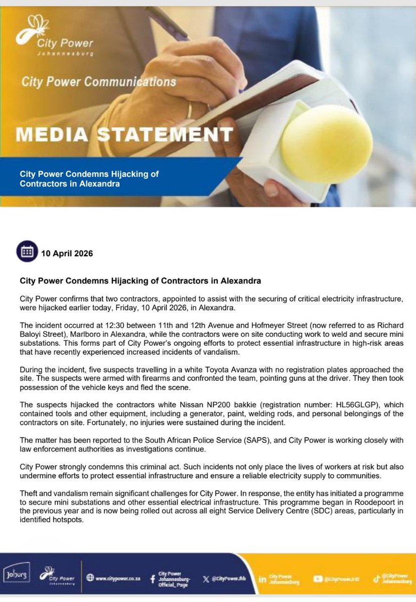 @CityPowerJhb tweet media
