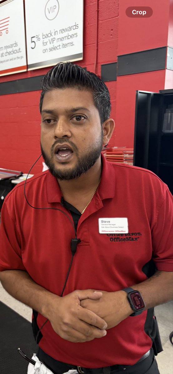 debratouhey's tweet photo. @officedepot your manager tried to strike me today just because they are not giving me my refund of $556.39 for the past month. He said there is no one above him to contact. https://t.co/nT6vzZ9VdK