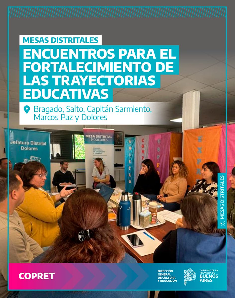 ➡En Bragado, Salto, Dolores, Marcos Paz y Capitán Sarmiento se llevaron adelante los primeros encuentros de las Mesas Distritales. 

                 instagram.com/p/DW9XnflFf7C/…