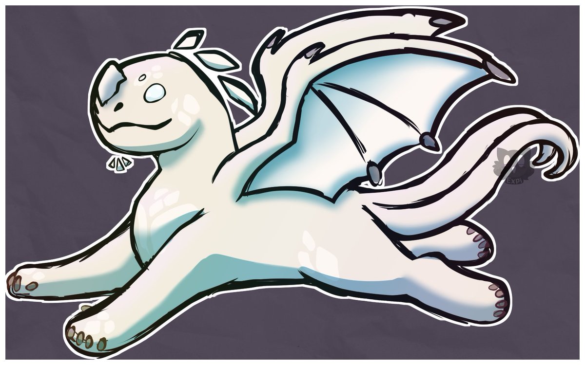 Eexpii's tweet photo. Baby Crystal Dragon! https://t.co/fqidBQzTRS
