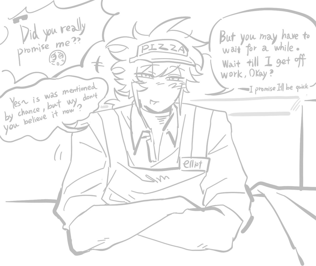 SuanX27163's tweet image. I send a little stock of previous paintings..^ω＾
I drew something stupid.
#Paycheck #chance #elliot