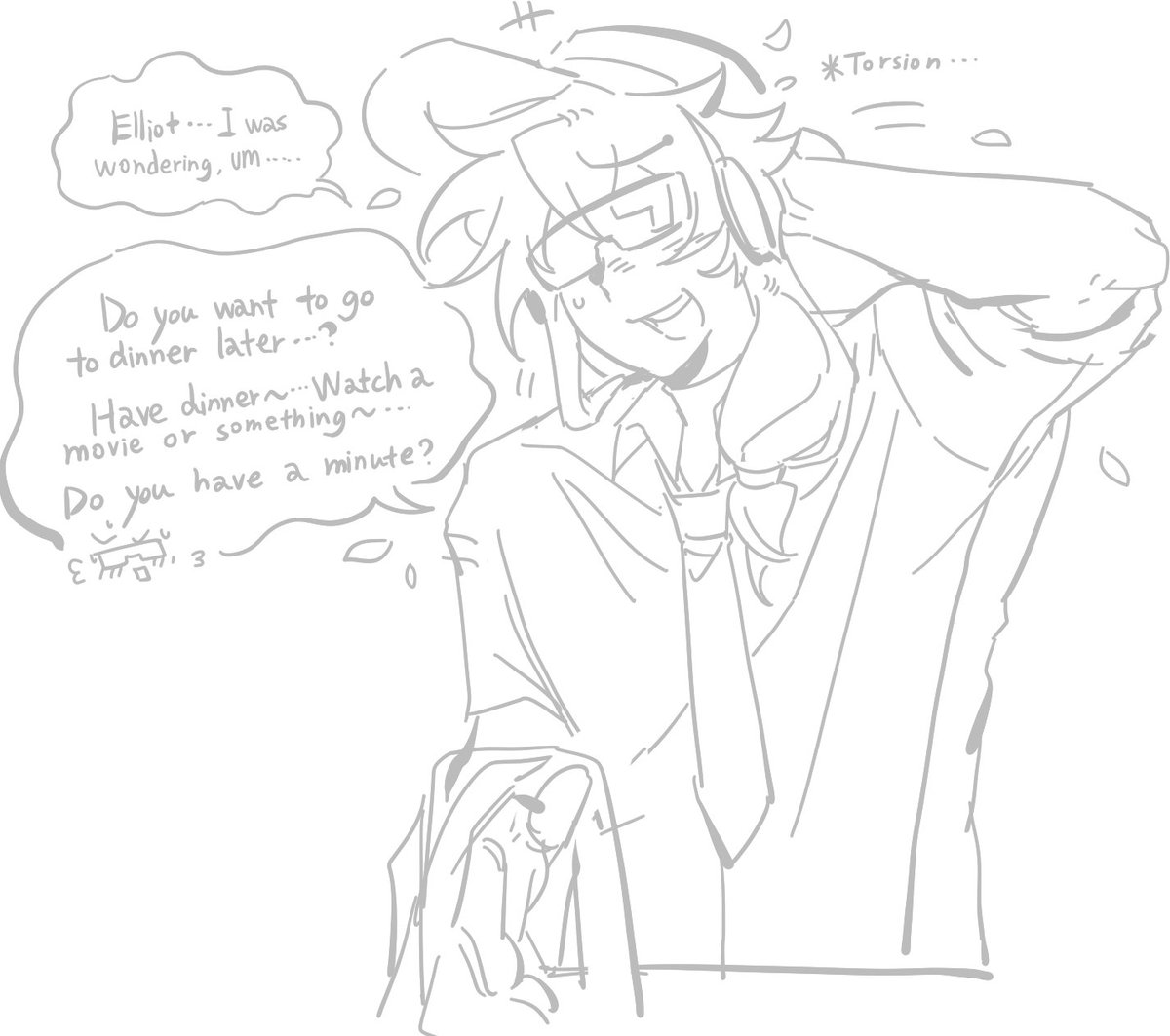 SuanX27163's tweet image. I send a little stock of previous paintings..^ω＾
I drew something stupid.
#Paycheck #chance #elliot