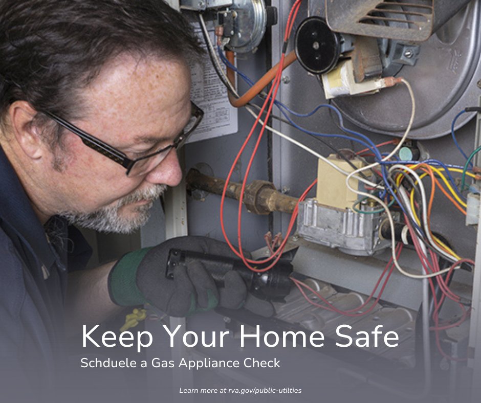 RichmondGasWrks's tweet image. Gas maintenance isn't just about efficiency; it's about keeping your home safe. 🏠 Have a pro inspect connections, vents &amp;amp; test for leaks. One simple check today can prevent a serious issue tomorrow. 🔧 Learn more: rva.gov/public-utiliti… #GasSafety #HomeSafety #SafeHome