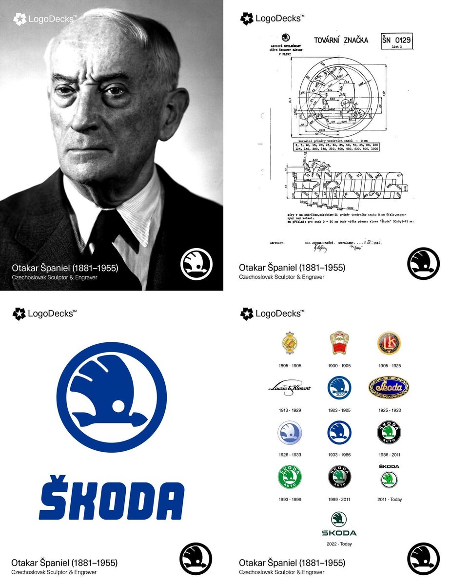 Why the Škoda Logo Looks So Perfect: The Untold Story of Otakar Španiel’s Precision.

Otakar Španiel was a distinguished Czechoslovak sculptor, medallist, and engraver whose artistic precision helped define the visual identity of the young Republic. While the original concept of