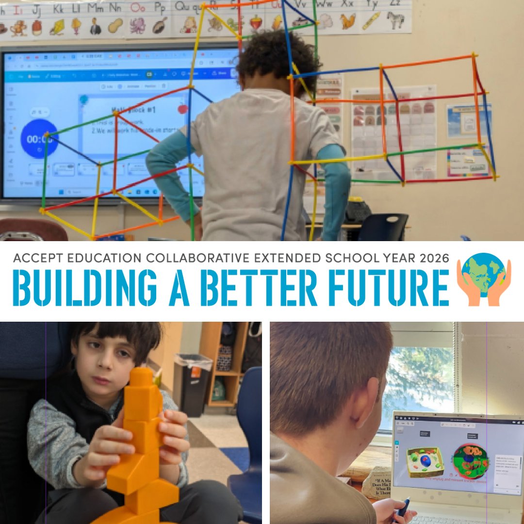 ACCEPTeducation's tweet photo. Our 2026 Extended School Year (ESY) program is designed to help students grow academically and build essential life skills through hands-on, engaging experiences inspired by building, design, and architecture. https://t.co/fh9WvtxhnX