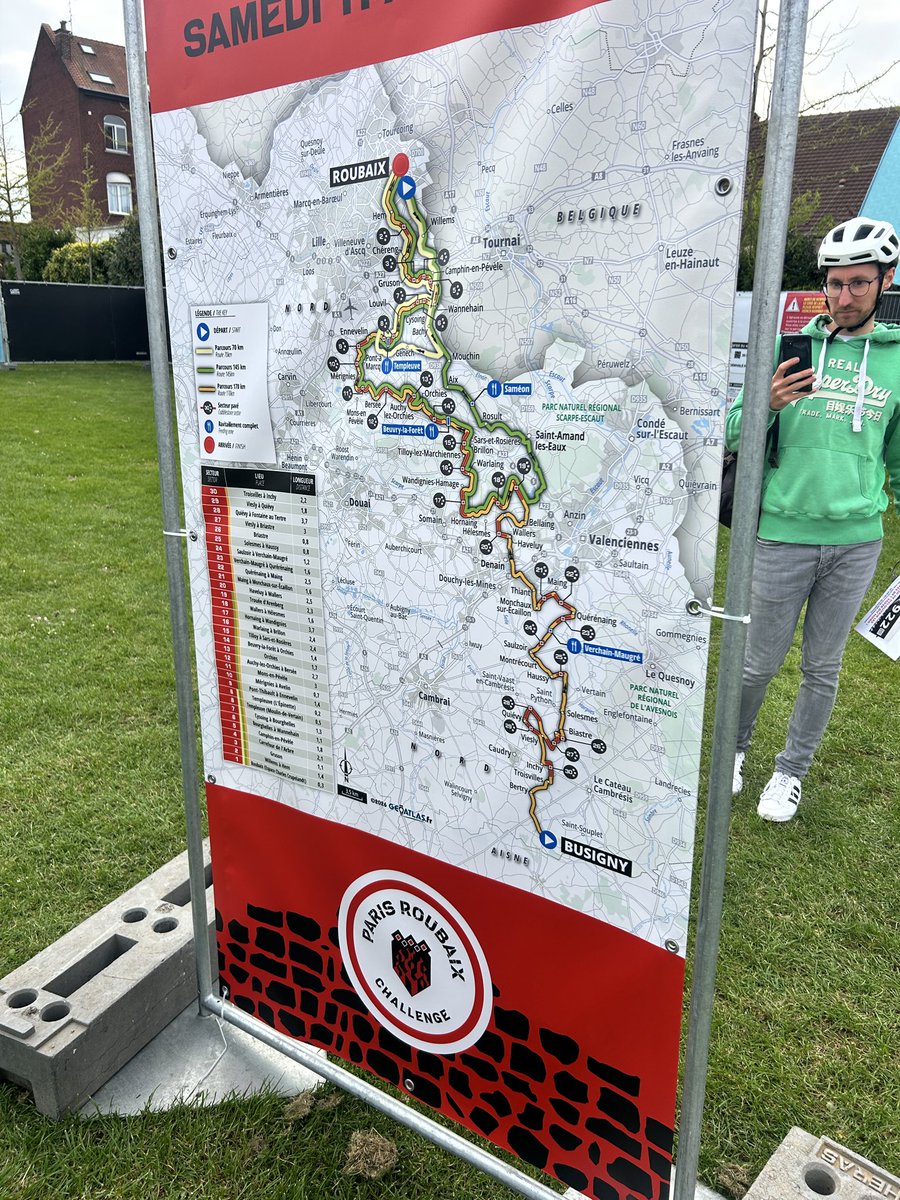 All registered and ready to rock n roll on the hell of the north cobbles 
<a href="/parisroubaix/">Paris-Roubaix Hauts-de-France</a>