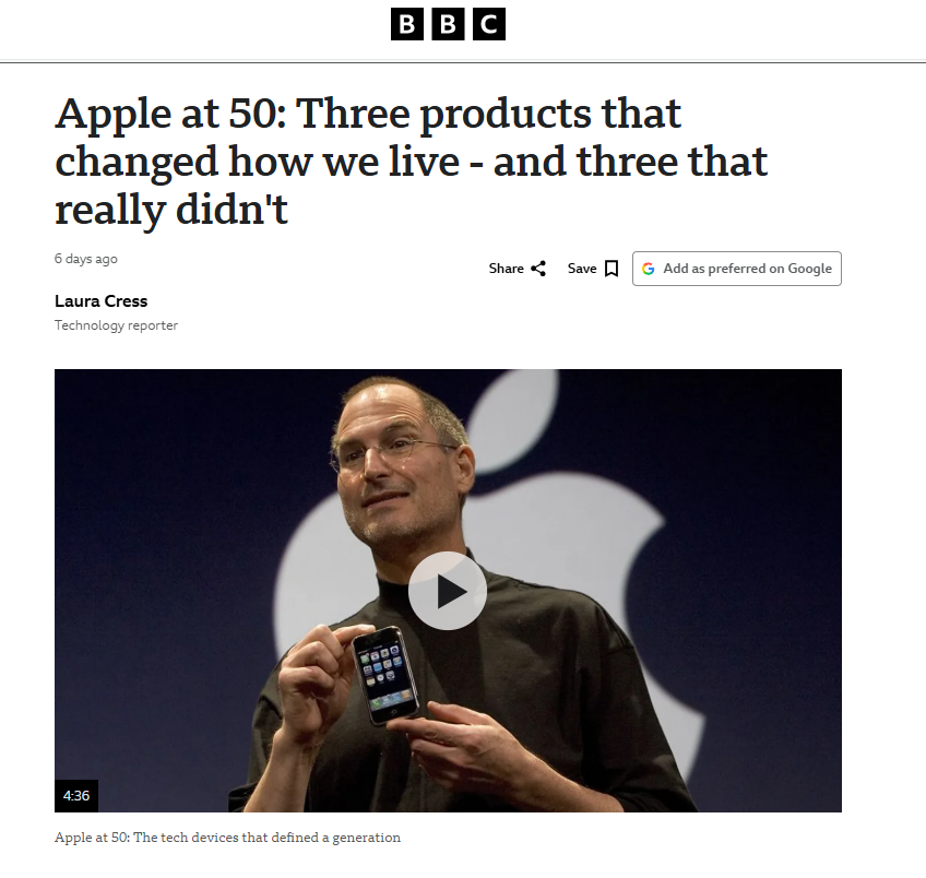 fjeronimo's tweet photo. "Without the iPod, Apple would likely have lacked both the financial strength and the operational maturity required to take on the complexity of the smartphone industry," said Francisco Jeronimo, technology analyst at market research firm @IDC."

Read more 🔗 https://t.co/DpVQfiJDPl