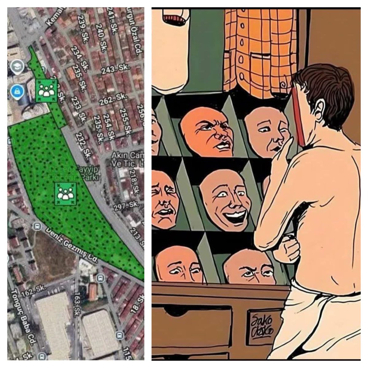 SAHİ KAÇ YÜZÜNÜZ VAR SİZİN?
Esenyurt’ta parkımıza, yaşam alanımıza sahip çıkmak için yükselen halk tepkisi her geçen gün büyürken; bazı kişi ve kurumların tutarsızlığı artık kabul edilemez bir noktaya ulaşmıştır.
Daha düne kadar “Bu inşaata karşıyız” diyenler, bugün kayyımın