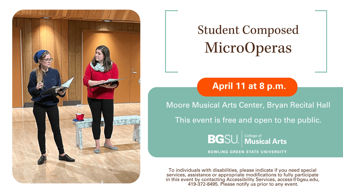 BGSU College of Musical Arts tweet media