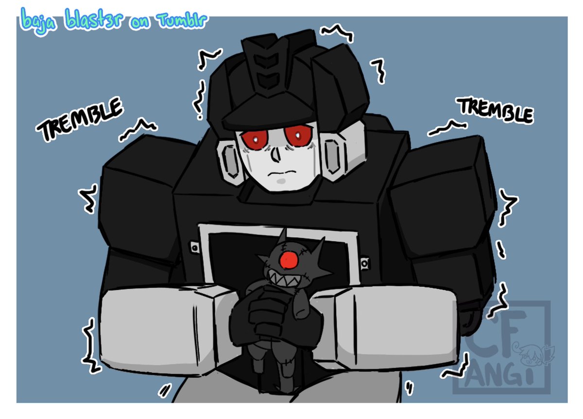 cfangi_art's tweet image. He’s a little nervous 

#Transformers #maccadam #wavewave #soundblaster