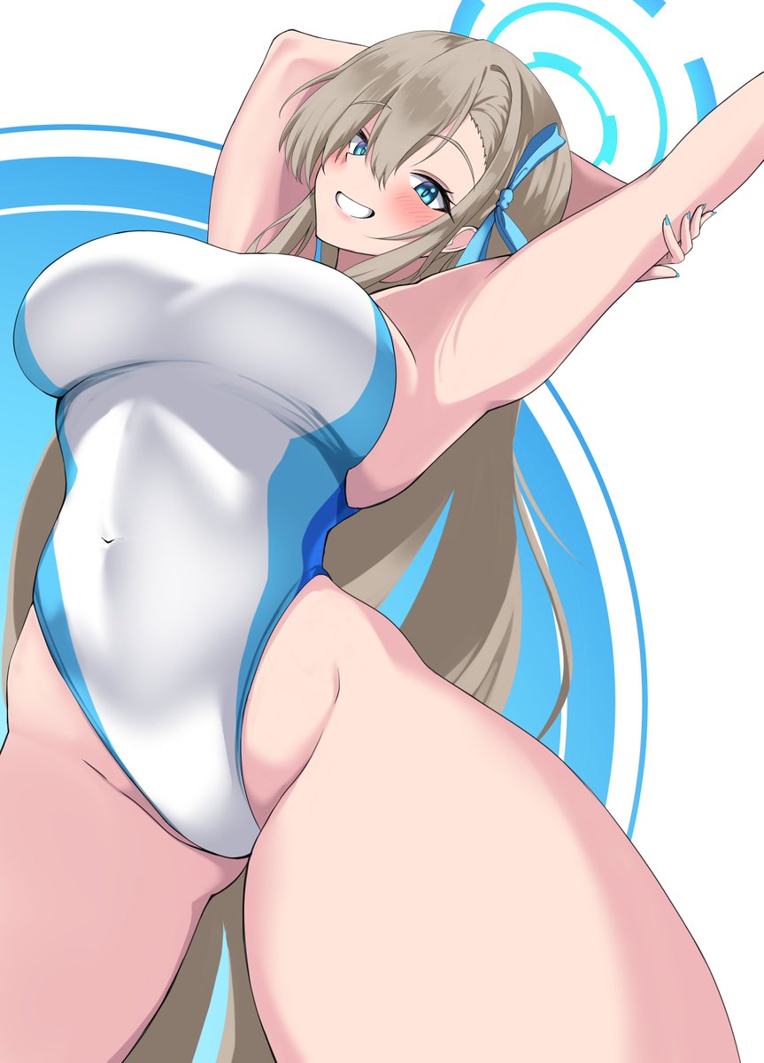 前の競泳水着アスナ手直し
やっぱもう一つ物足りないな 