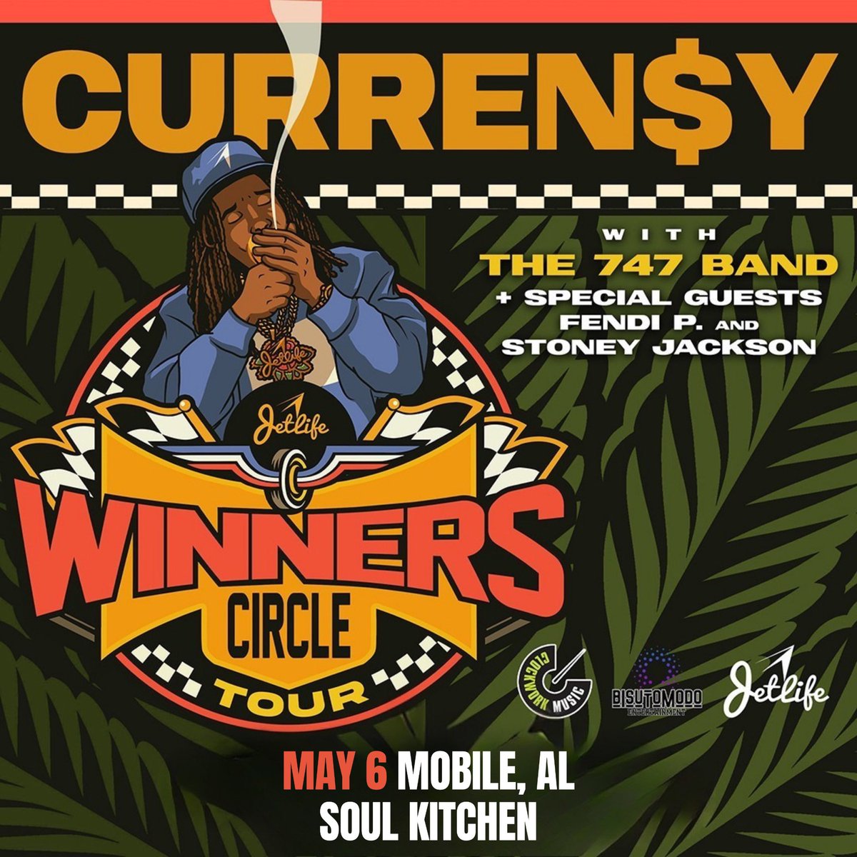 Splash_Booking's tweet photo. 🗓️ Wednesday May 6th 2026 
💨 @CurrenSy_Spitta live 🎤🔥
📍 @SoulKitchenMob Mobile AL 
⏰ Doors Open 8pm Show 9pm
🎟️ https://t.co/0jcboah9uX 🎟️ https://t.co/mXy1VsJ7gq
