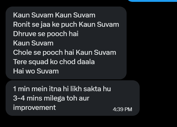 tfshra's tweet photo. missing bhondu suvam @KoiNahiApnaa https://t.co/r1Nbw20ZT1