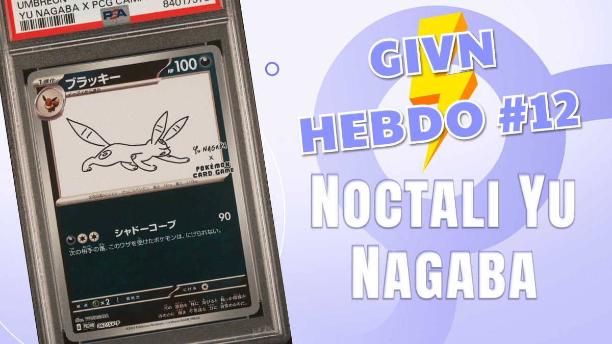 givn_io's tweet photo. Cest le 12ème Givn hebdo !
Cette semaine c'est un Yu Nagaba Noctali !
Pour participer : https://t.co/KeORJVi97m + complète les
quêtes
TAS la semaine prochaine, Bonne chance ! 🍀
#instaconcours #givn #pokemon #yunagaba
#jeuconcours https://t.co/5dLfuznImm