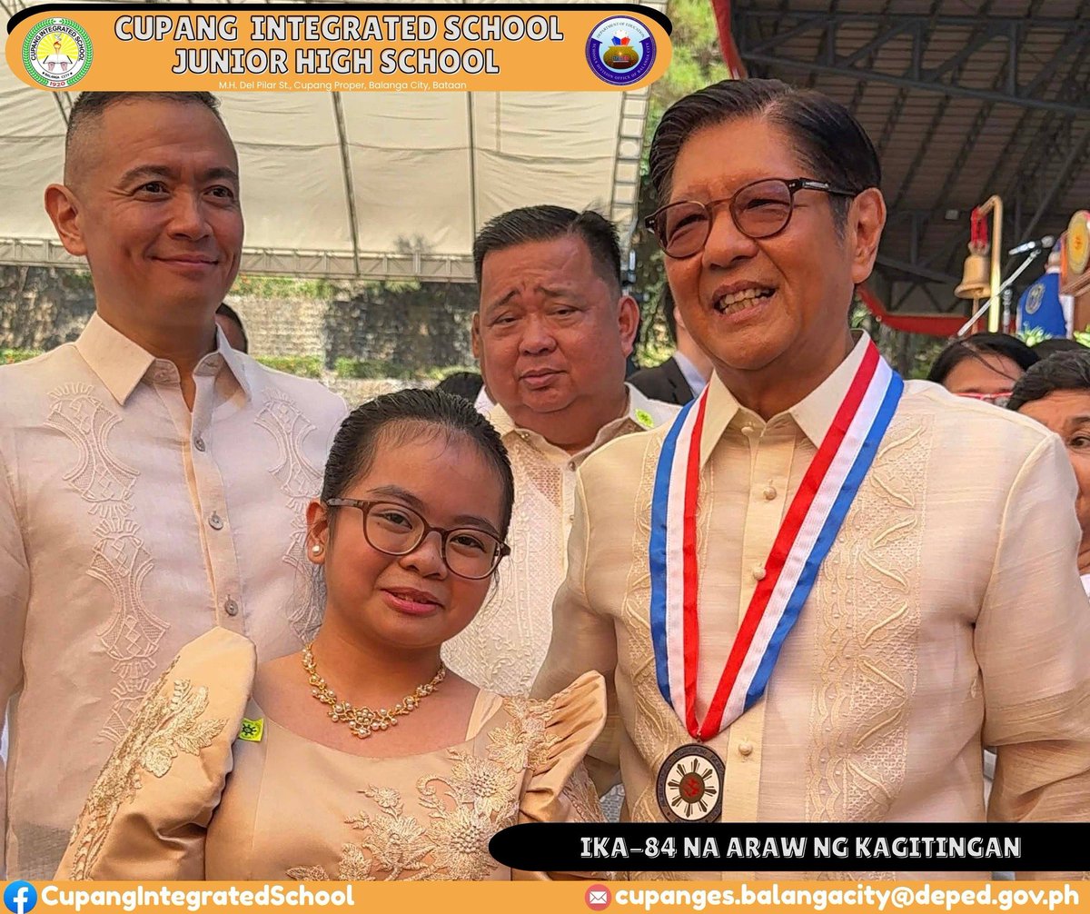 CheekyLady1027's tweet photo. I can’t believe the satanic arrogance of the DDS, who keep insisting that every single video and photo of PBBM during the Araw ng Kagitingan on April 9, 2026, was edited.  They even hijack school posts just to spread their disinformation cult.
https://t.co/N7GVy25OCM https://t.co/rM5Mm3Pbjw