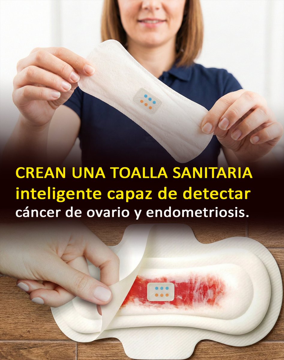 La ciencia acaba de dar un paso inesperado en la salud femenina con el desarrollo de una toalla sanitaria inteligente capaz de detectar enfermedades.

Este dispositivo analiza la sangre menstrual, una fuente biológica valiosa que hasta ahora había sido científicamente