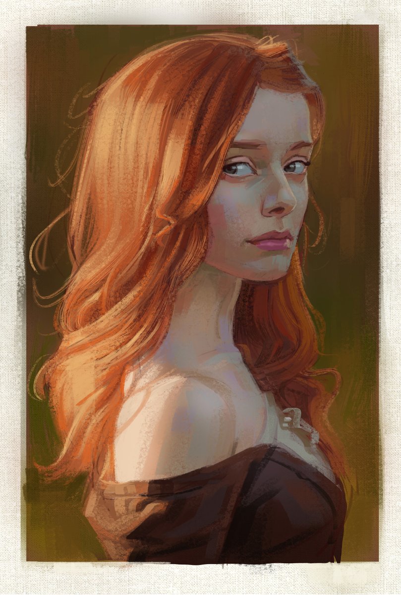 saqomolo's tweet photo. Old portrait painting! #portraitpainting #painting #figurativeart #illustration #gottogetbetter #goals #doodle #sketch #art #colorstudy #brushwork https://t.co/8Azo79G0Cj