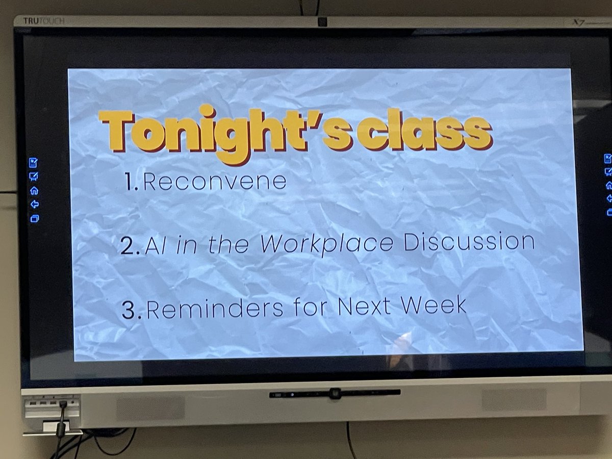 Sometime last week, I had a graduate seminar and a book review of “AI in the WorkPlace” by Camilie Endacott, Jeffrey Treem, and Andy Pilny.

The book is a very good read. One of the things I appreciated about it was how that the authors didn’t assume everyone had a background in