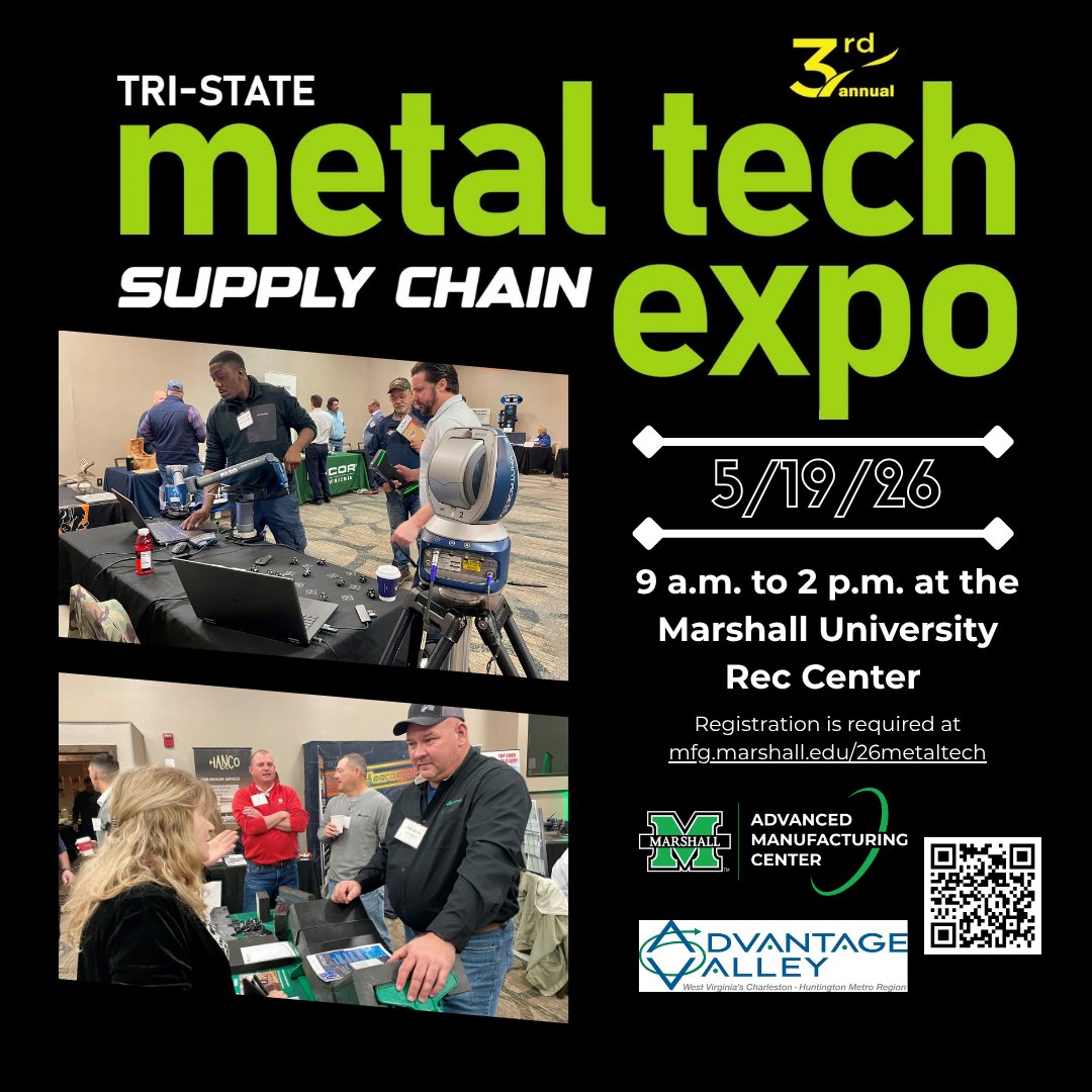 Join us on May 19 in Huntington to connect with regional manufacturers and suppliers! Showcase your business, discover new opportunities, and grow your network. Free to attend, but registration is required.