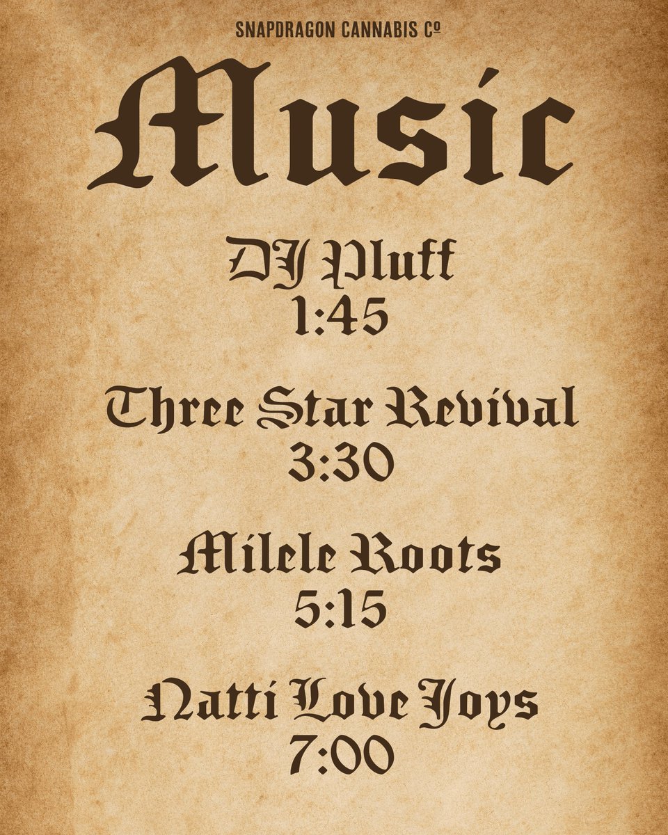 SnapdragonHemp's tweet image. Snapfamily, we couldn't wait, here's a first look at the Snapfest lineup: music artists, vendors, food trucks, and the event layout. 

What are your Snapfest plans? We can't wait to see you there! 

#snapdragon #chattanooga #snapfest 
(1/2)