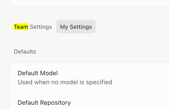 DSmith1024's tweet photo. @nsbradford @cursor_ai I just skipped right over this in the settings is what it was... thought i had to go to the side panel team settings. https://t.co/hQbsSKusDC