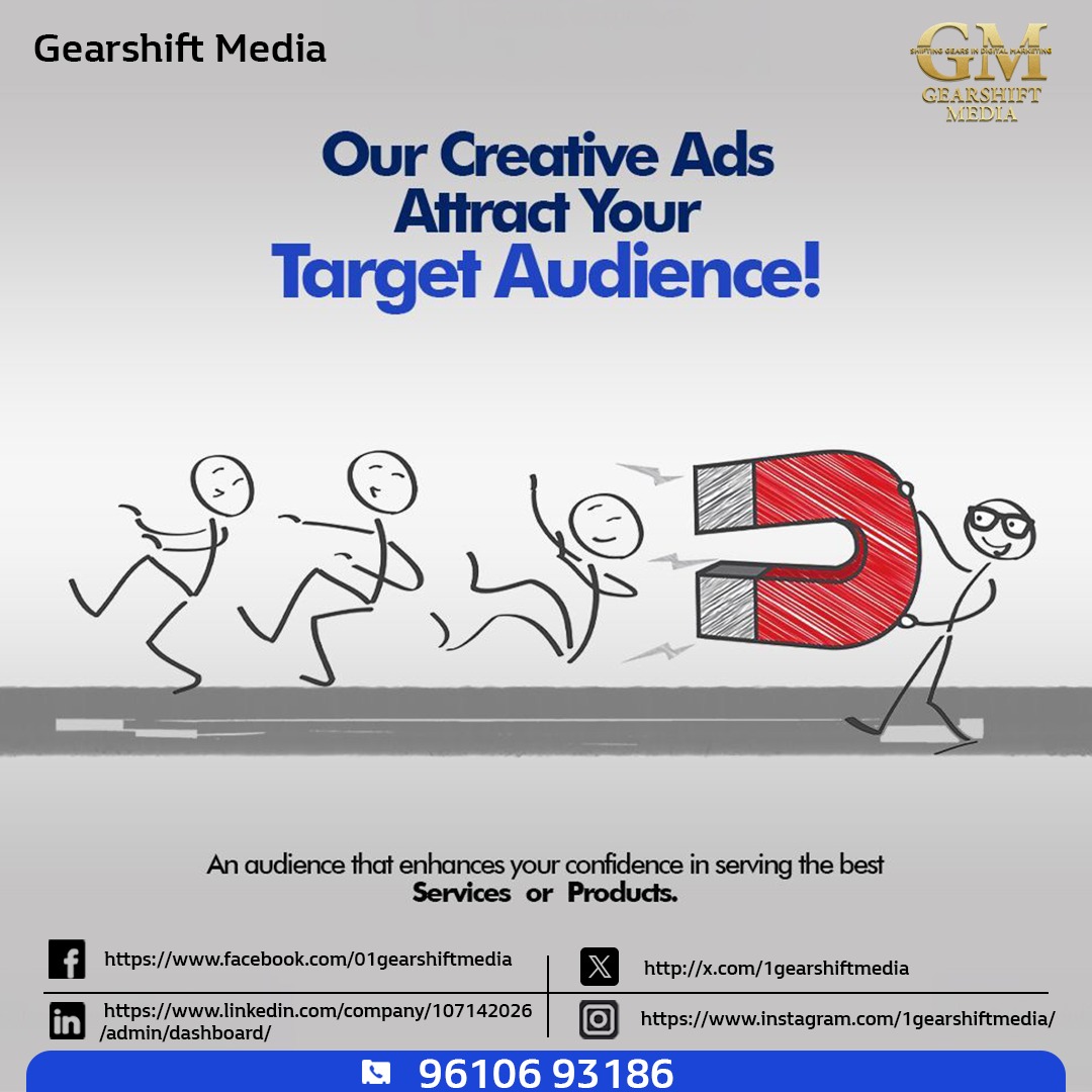1GearshiftMedia's tweet image. Stop chasing customers.
Start attracting them. 

We create ads that pull the right audience straight to your brand.

#MarketingThatWorks #CreativeStrategy #AudienceTargeting #DigitalGrowth #AdsThatConvert #BrandBuilding #MarketingAgency #GearshiftMedia #SocialMediaAds #Content
