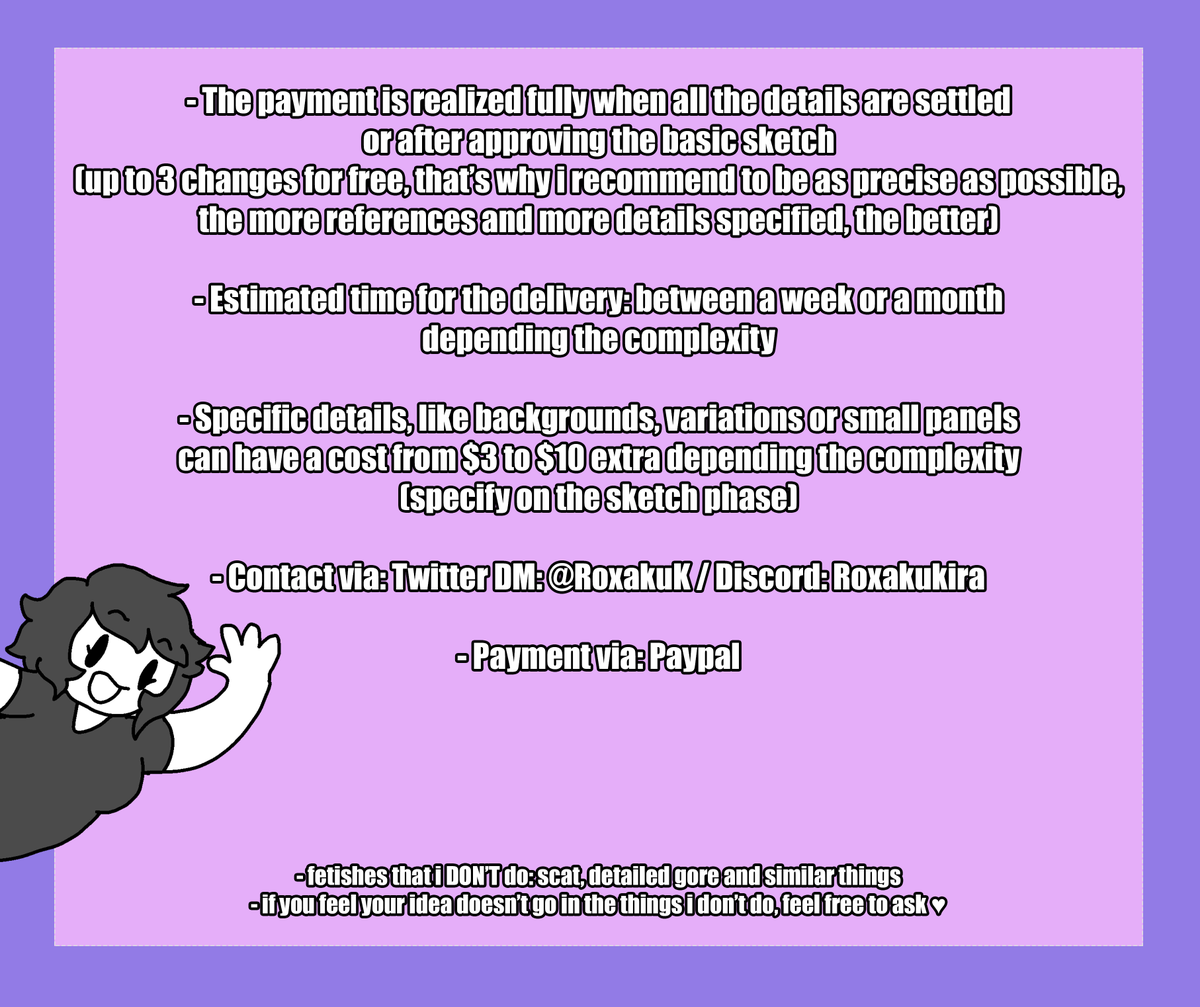 RoxakuKira ♥ (Comms Open) tweet media