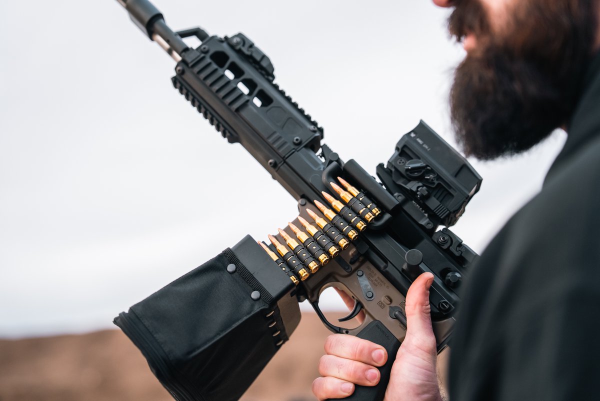 cloakInd's tweet image. Full auto Friday with the MFR56 BeltFed Upper! #cloak #Beltfed #fullauto