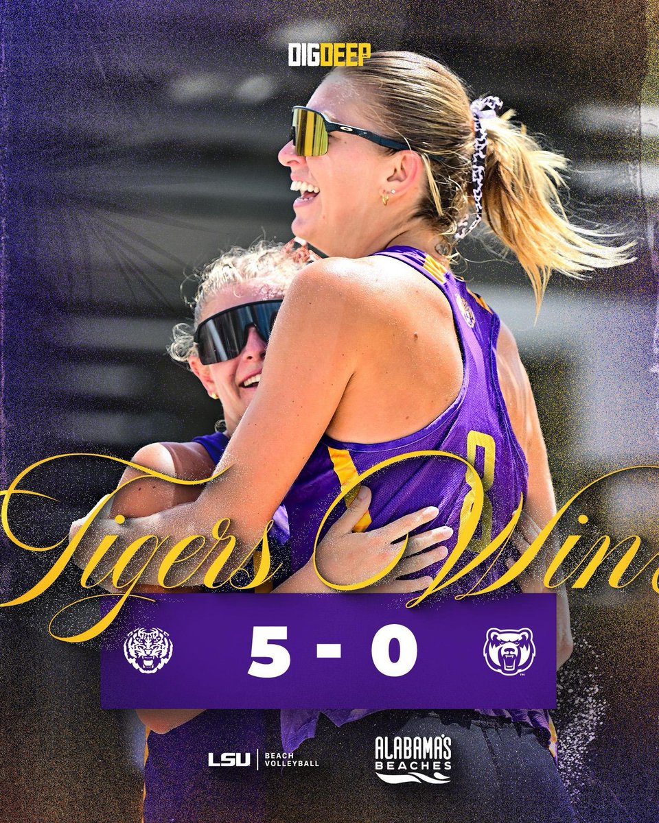 LSU Beach Volleyball tweet media