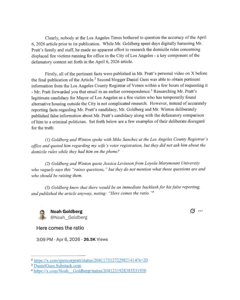 Spencer Pratt tweet media