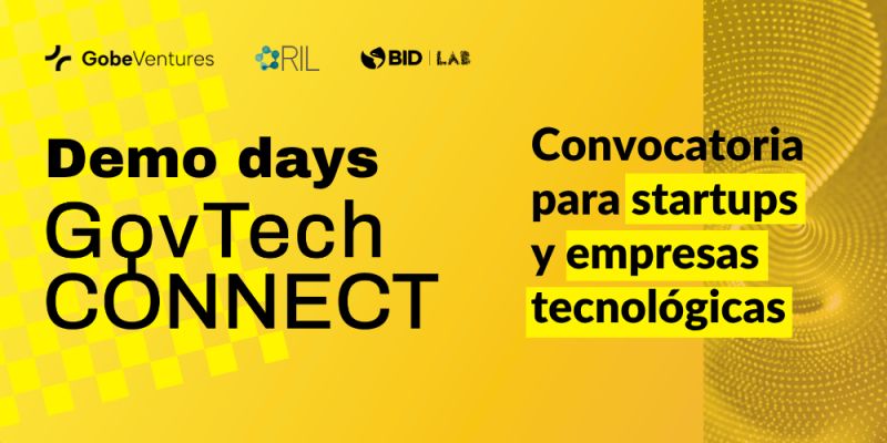 IDB_Lab's tweet image. .#Startups y #Pymes tecnológicas de #América #Latina ya pueden postular a los Demo Days de #GovTech Connect.
 
Una oportunidad para presentar soluciones con #InteligenciaArtificial ante gobiernos locales y avanzar hacia su implementación.
 
Postulaciones abiertas hasta el 17 de