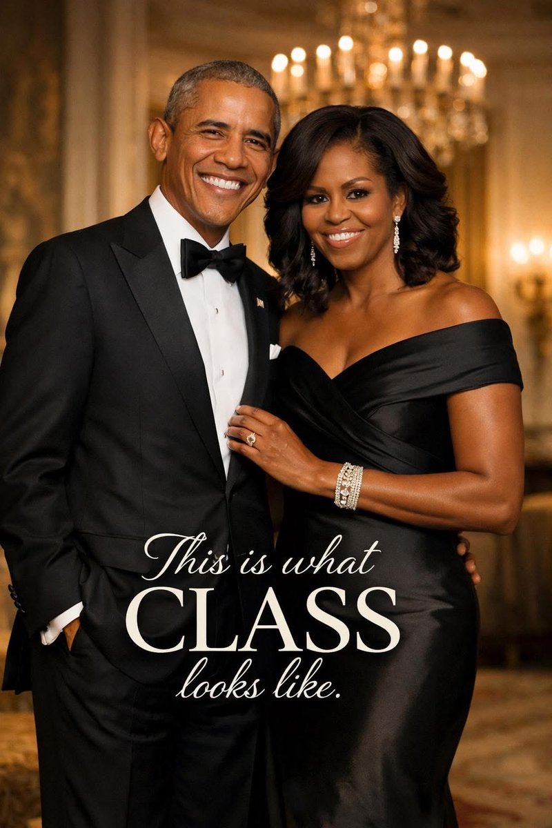 AuthorJoeNBrown's tweet image. This is what CLASS looks like !! I miss not only having a classy #President and #FirstLady, but an intellectual and happy one too.

@BarackObama @MichelleObama #ObamaLove 🖤