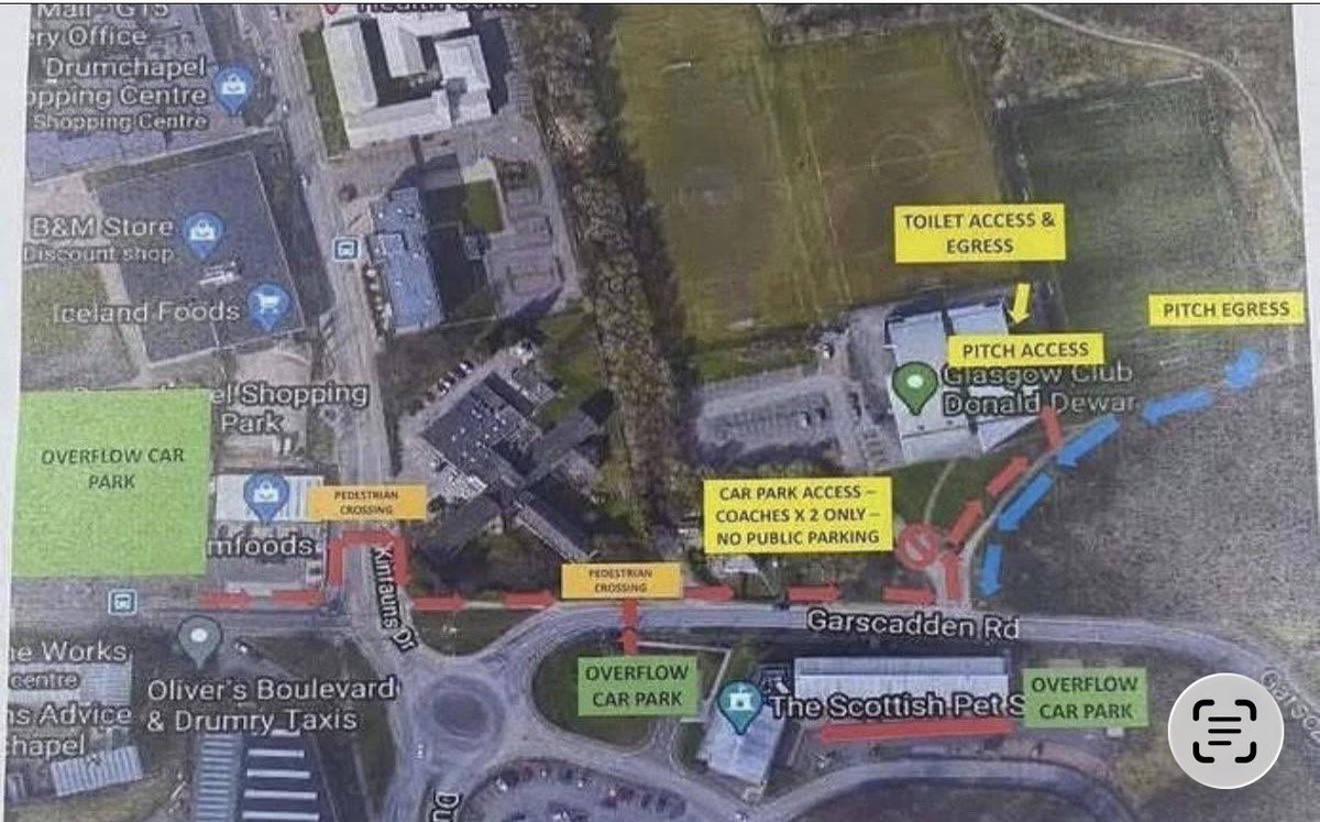 DrumchapelU's tweet image. Games on at Donald Dewar over the weekend, come and support our teams.

Please use overflow carparking as shown on the map attached. 

🔴One Team
⚫️One Family
⚽️One Community

  #communitysupport