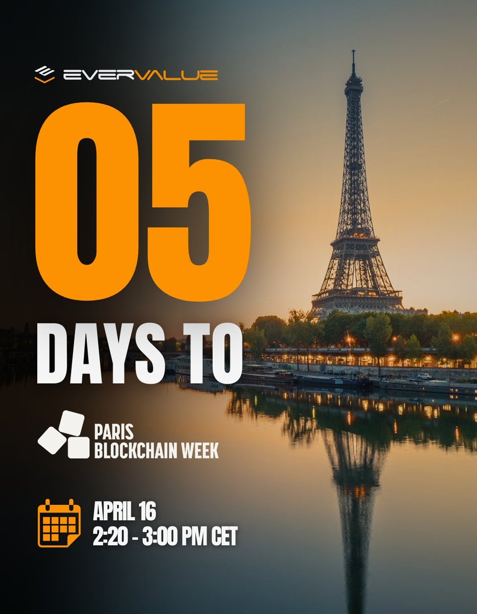 5 DAYS TO GO 🇫🇷

We will be in Paris for Paris Blockchain Week 2026, one of the leading global events for Bitcoin, blockchain, and digital infrastructure.

We will participate as official sponsors, with our own booth and part of our team present throughout the event, connecting