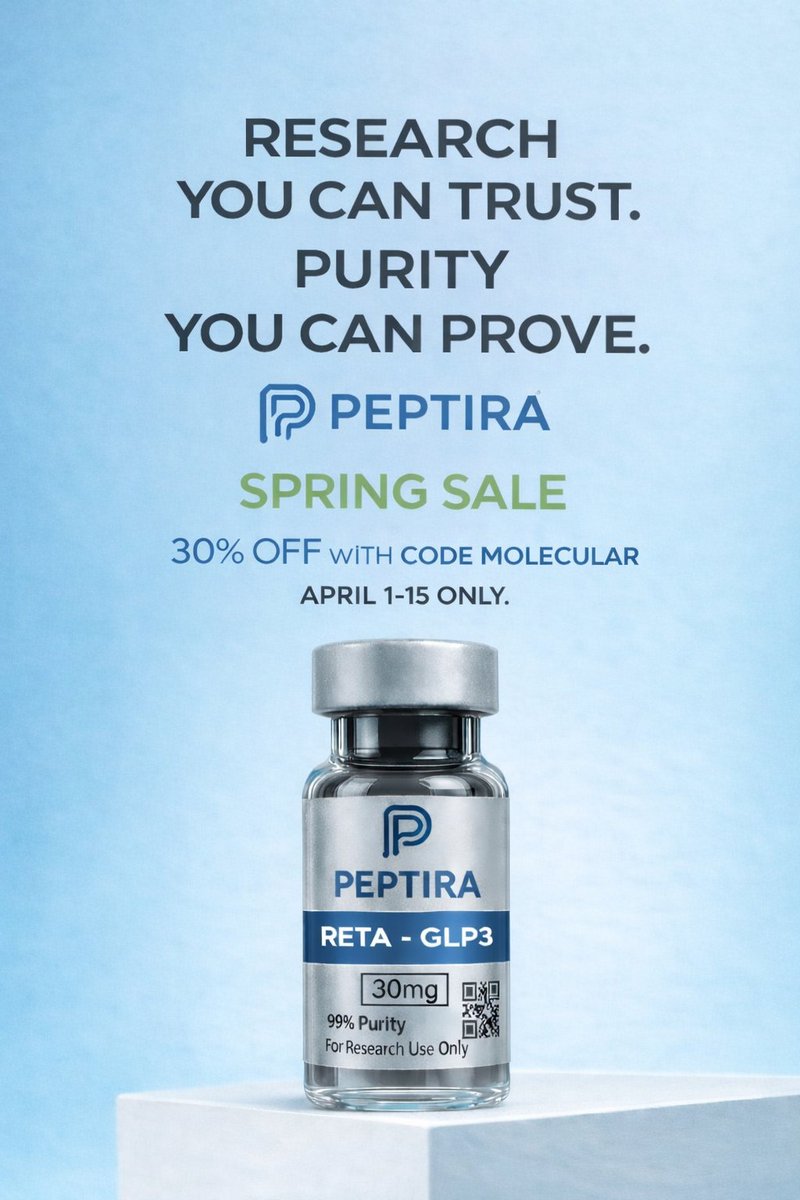 Molecular Society - PEPTIRA Affiliate tweet media