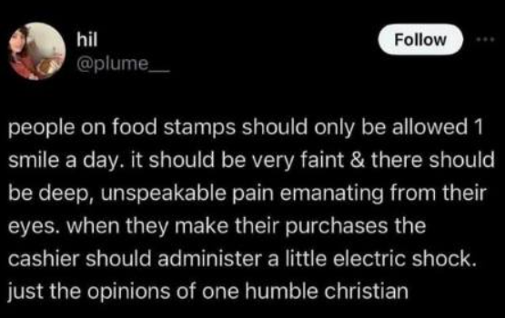 nrfbtoystore's tweet photo. @plume__ People get exactly what they deserve in life... the fact that you spend time talking to the devil (who, only TEMPTS you from the lord, he doesn't actually CAUSE any issues), makes me less surprise this is how you talk about the "least" of us. May the lords humor find you ;). https://t.co/vkVEyfEXGI