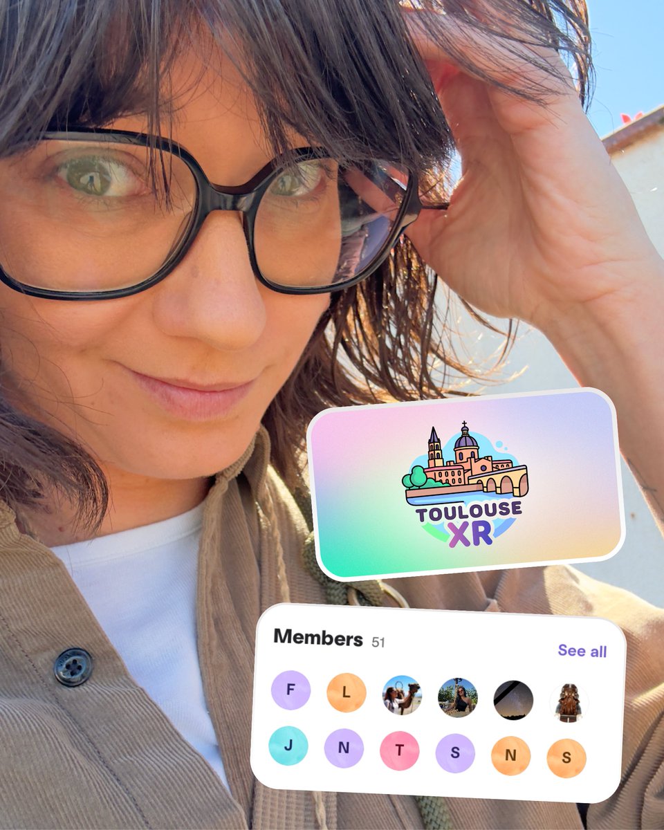 AndyFidel_'s tweet photo. Wait, what?! 51 members already ✨🙌 
I haven’t even announced it yet.

Just launched Toulouse XR on @Meetup.

You can join here:
https://t.co/d3uEMiC5Kf

I’ll be hosting monthly meetups.
New to VR/AR or already in it, everyone’s welcome!

See you in-world! 👋

---

Attends… quoi ?! 51 membres déjà ✨🙌
Et je ne l’ai même pas encore annoncé.

J’ai lancé Toulouse XR sur Meetup. 

Tu peux rejoindre ici:
https://t.co/d3uEMiC5Kf

Je vais organiser des meetups tous les mois.
Nouveau dans la VR/AR ou déjà dedans, tout le monde est bienvenu !

À bientôt 👋

#ToulouseXR #FranceXR #XR #VR #AR