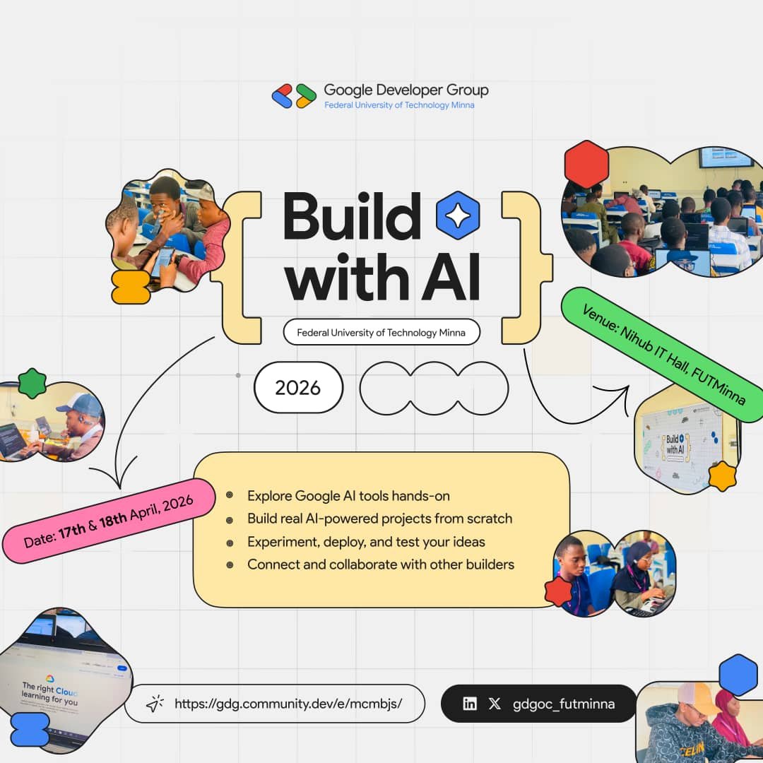 GDG on Campus FUTMinna #BuildWithAIFutmx tweet media