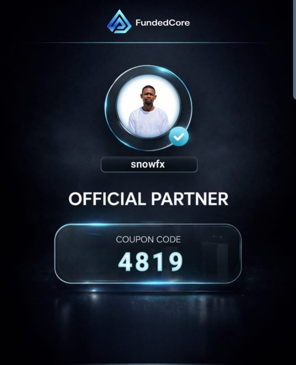 It’s official.

Partnered with <a href="/FundedCore/">FundedCore</a> — one of the few prop firms I actually trust.

Use code 4819 to get a discount and start your funded journey. 
fundedcoredashboard.propaccount.com/challenges?aff…