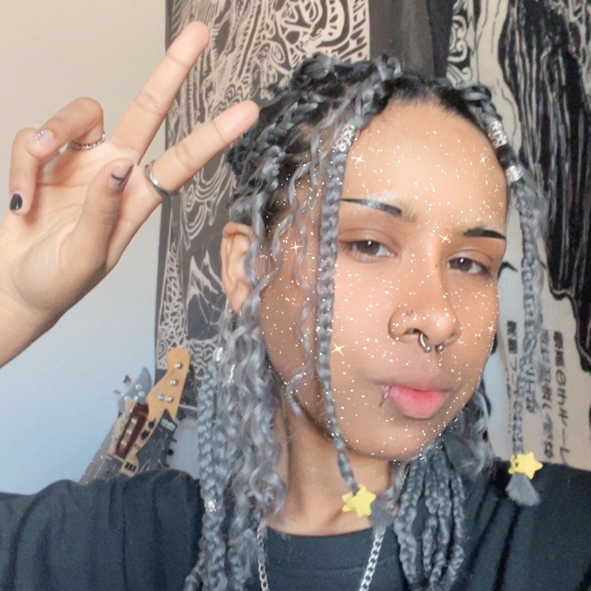 omg not horrendous for my moms frost braiding attempts 😭 this def opened sm doors i 100% know now i wouldn’t hate it after if i got it done professionally