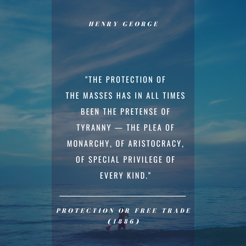 HGSSSNYC's tweet photo. Learn more at https://t.co/Mncd1KIOLE

#quote #HenryGeorge #Georgism #HGSSS #ProtectionorFreeTrade #1886 https://t.co/5MSUoOKkuf