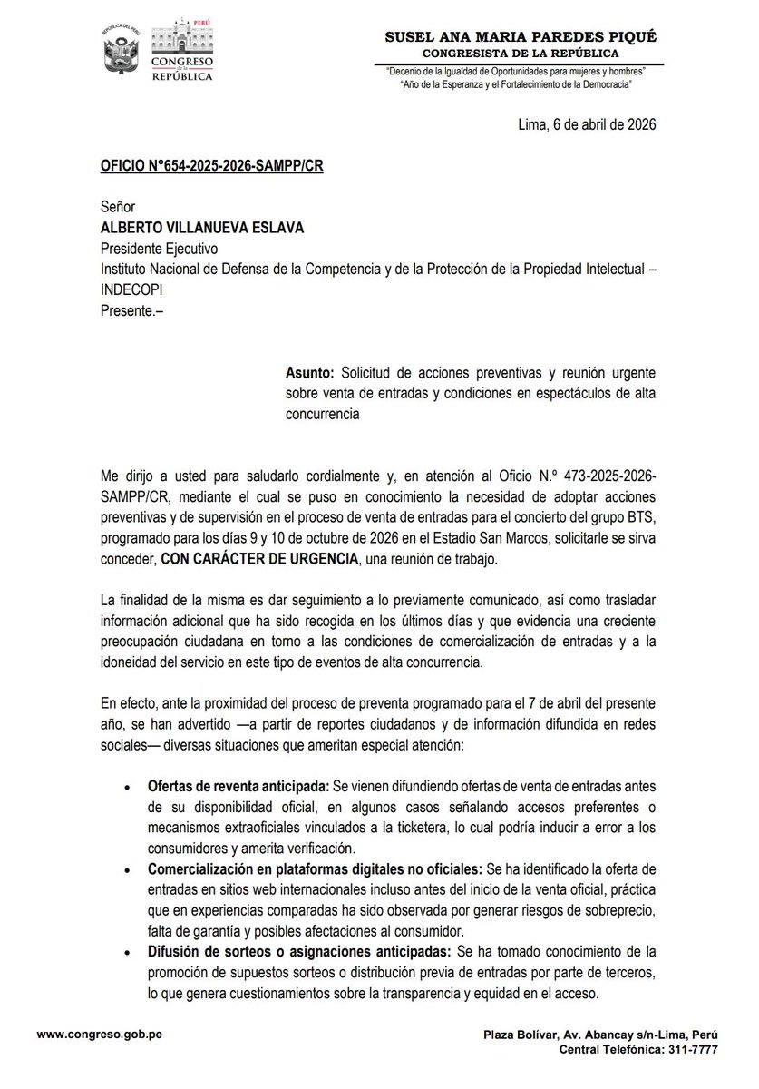 Susel Paredes tweet media