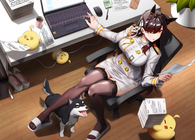 やっぱり愛宕はデフォスキン #凍結祭りでフォロワー減ったから自己紹介して逆に増やす