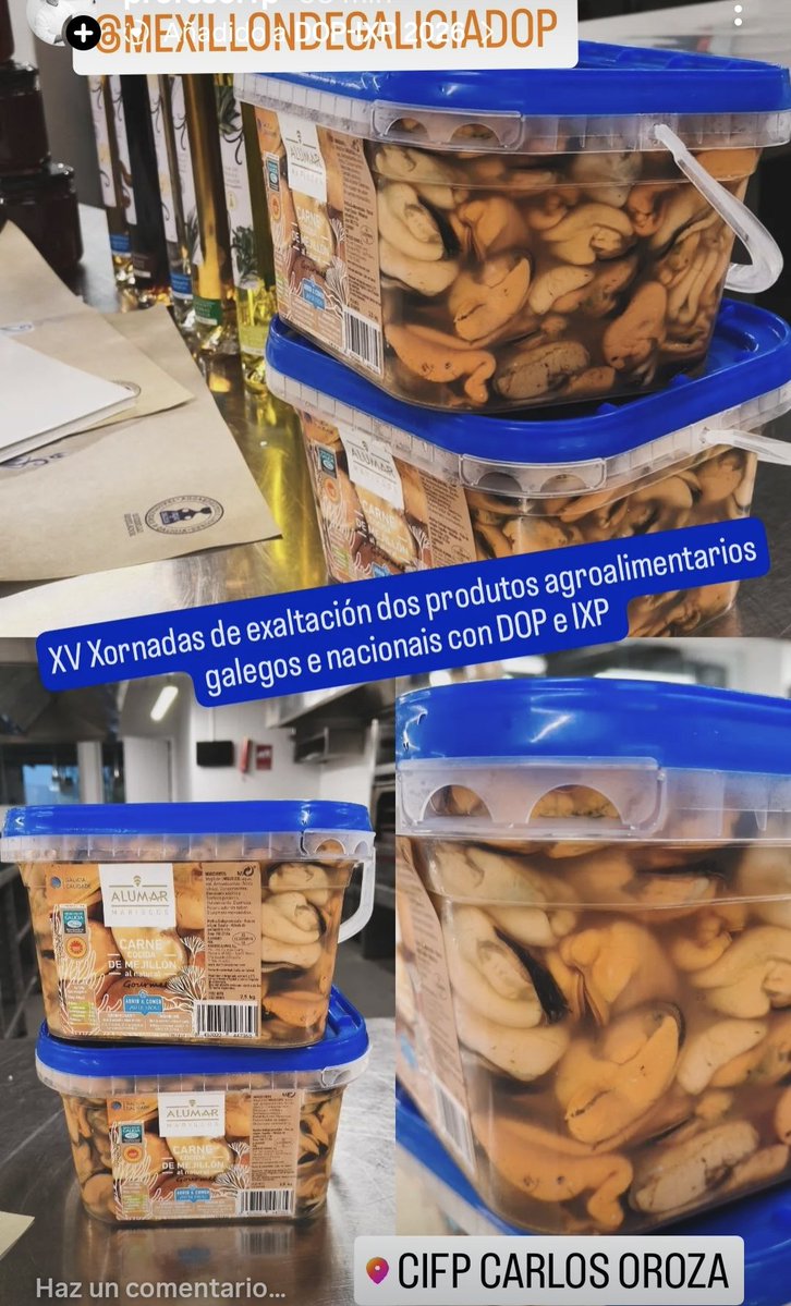 profesorFP's tweet image. Hoxe máis colaboracións que van ensanchando e reforzando as XV Xornadas de exaltación dos produtos agroalimentarios galegos e nacionais con DOP e IXP
Sen colaboradores tan constantes e fieles coma estes sería difícil replicar cada curso estas actividades
#MarcasCalidade
#DOP
#IXP