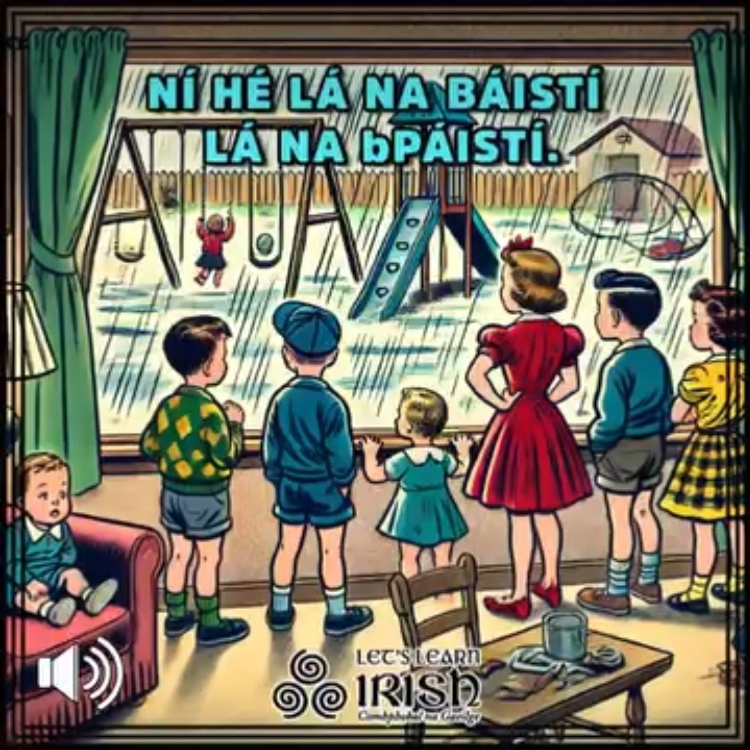 fitzyok's tweet image. Fáilte ar ais go hÉirinn(welcome back to Ireland). An lá ina lathaigh(a miserable day). An margadh lán de shiopadóirí/turasóirí(market full of shoppers/tourists). 
Ní hé lá na báistí🌧 lá na bpáistí👪(day of rain is not the day of children).
#100DaysofGaeilge 
#100daysofwalking