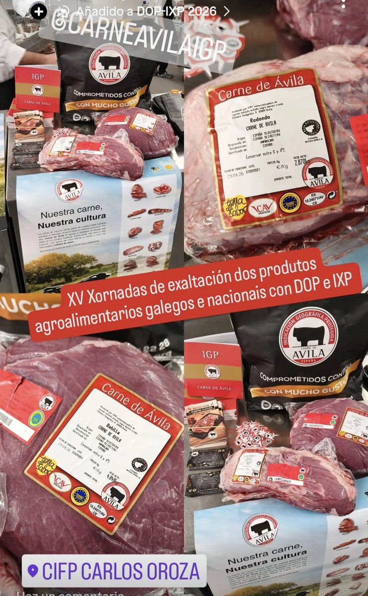 profesorFP's tweet image. Hoxe máis colaboracións que van ensanchando e reforzando as XV Xornadas de exaltación dos produtos agroalimentarios galegos e nacionais con DOP e IXP
Sen colaboradores tan constantes e fieles coma estes sería difícil replicar cada curso estas actividades
#MarcasCalidade
#DOP
#IXP