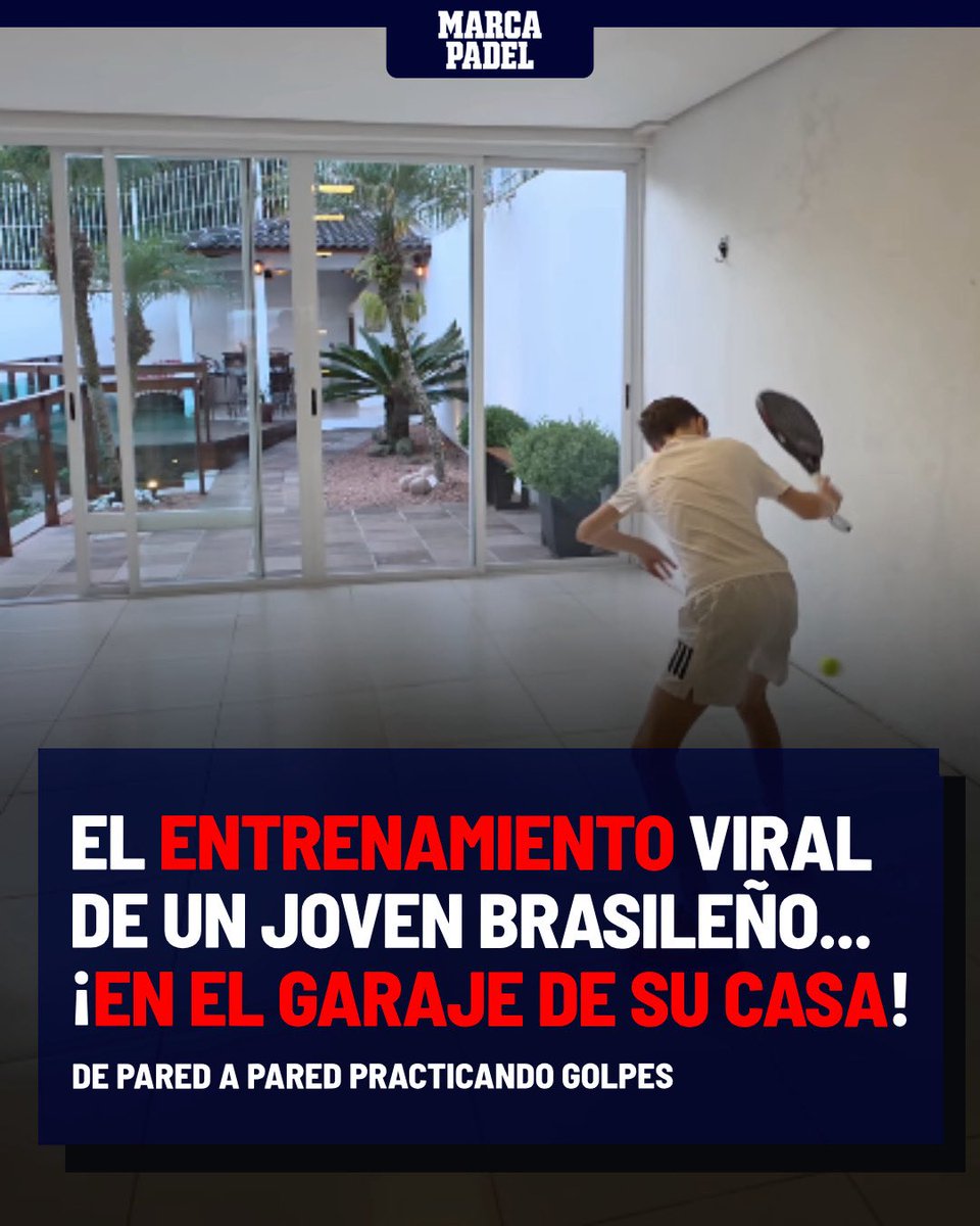 Marca_Padel's tweet image. EL ENTRENAMIENTO DE UN JOVEN BRASILEÑO… ¡EN EL GARAJE DE SU CASA! 🏡🇧🇷💥

Incluso Di Nenno ha reconocido que también entrenaba de esta manera en los comentarios de la publicación del chico 🤣

#marcapadel #padel #padelnoticias #padelvideos #deportes