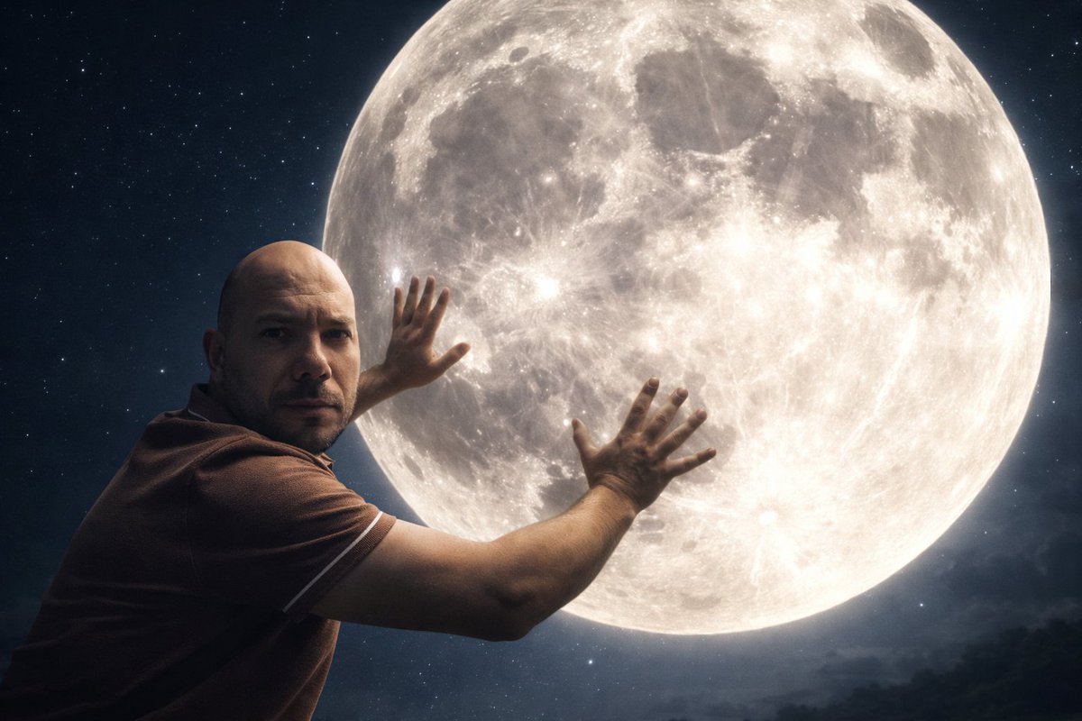 temdem1406's tweet image. Geceyi cebine koymuş gibisin… 🌕✨
Bazıları uyur, bazıları hayal kurar…
Ama bazılarımız… Ay’ı bile yerinden oynatır.

Prompt yorumlarda. 👇
#Gece #MoonVibes #Cinematic #AIart #NightMood #Viral #Keşfet #HayalGücü 🌌