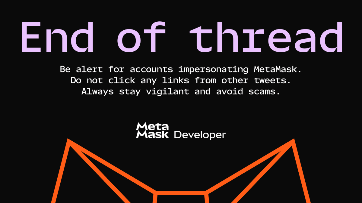 MetaMask Developer tweet media